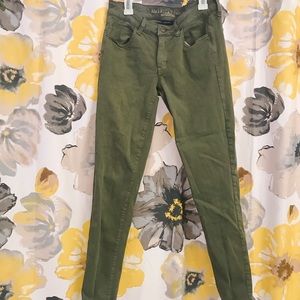 American Eagle Green Jeggings / Size 4